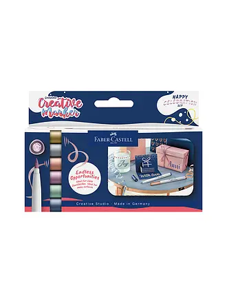 FABER-CASTELL | Gofa Kreativmarker 6er Etui Celebr. | 